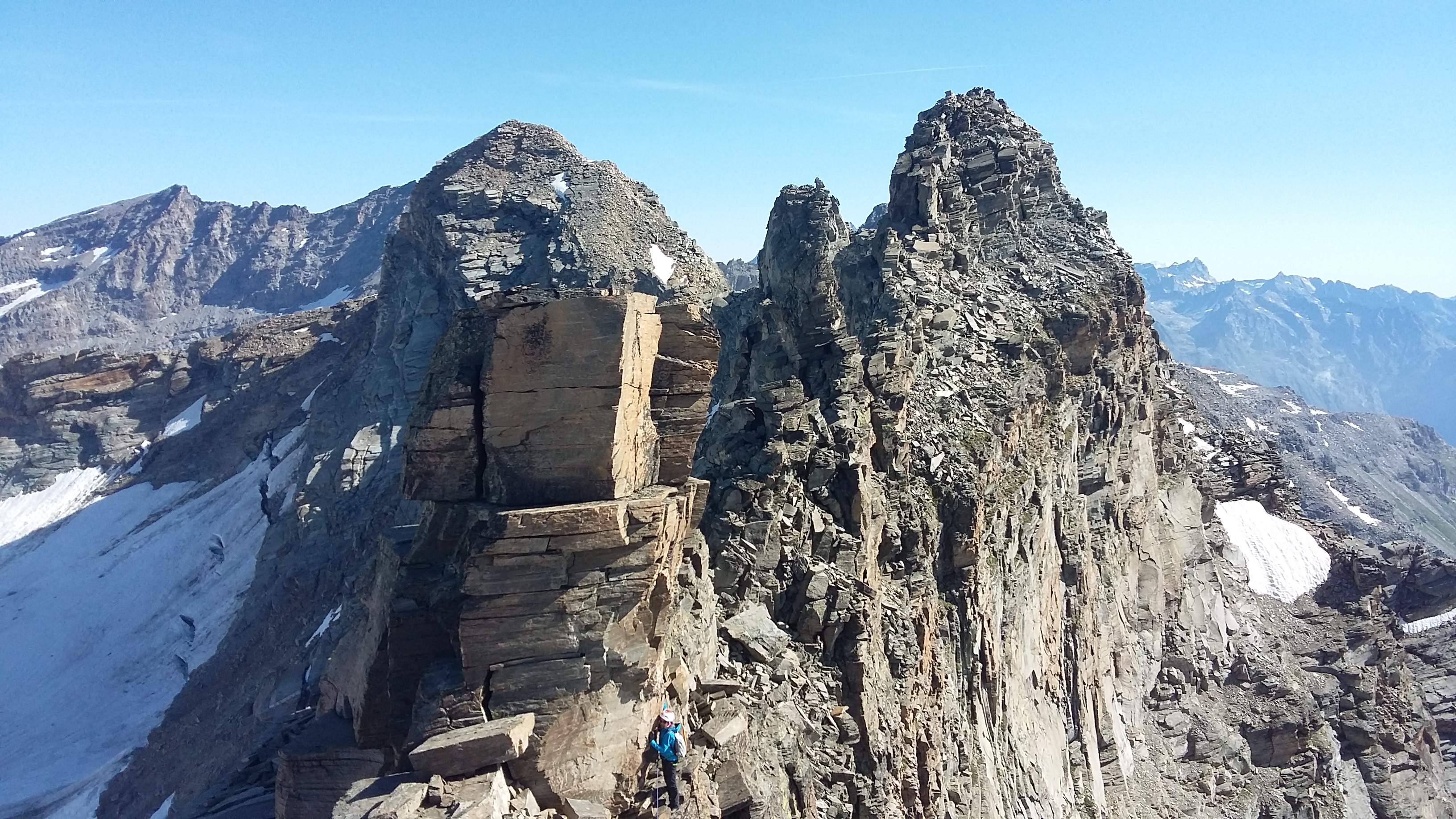 Traversée des arêtes du Mulinet