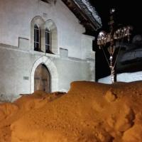 la chapelle du Villaron le soir