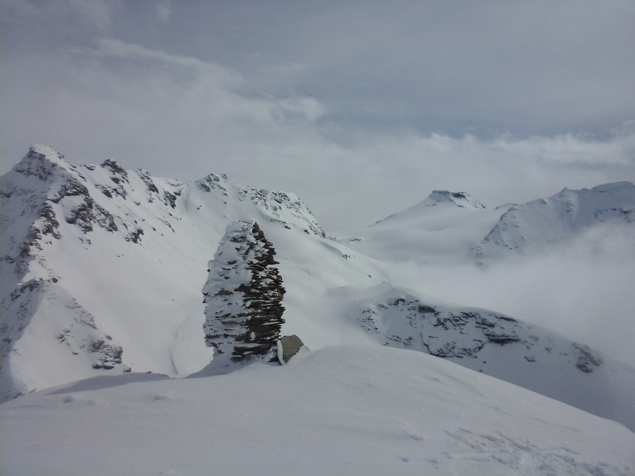 Sommet de tierce en ski de randonnée