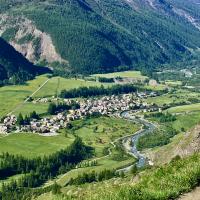 la plaine de Bessans en été