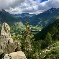 la plaine de Bessans vu du chemin de Tierce