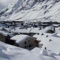 vue sur les toits de bessans