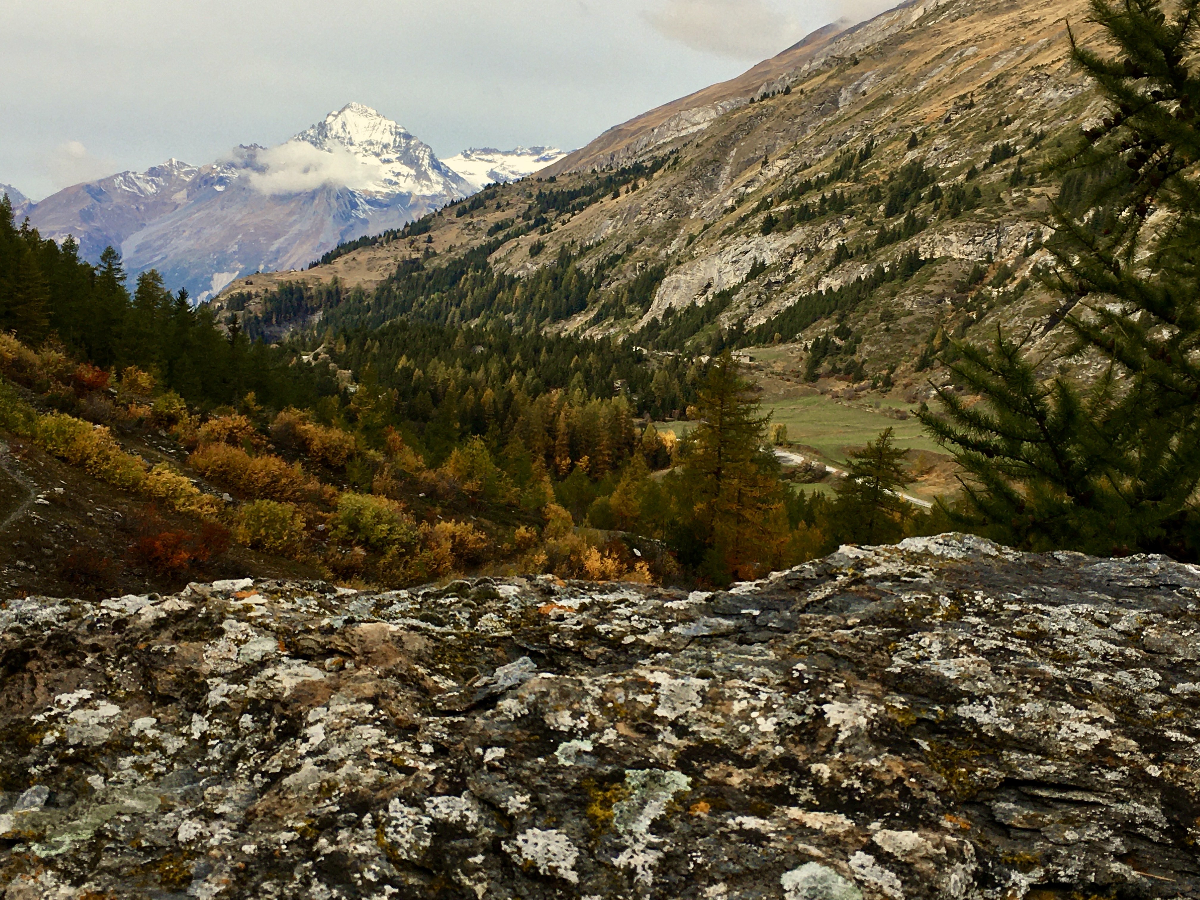 vue sur la Dent Parrachée 