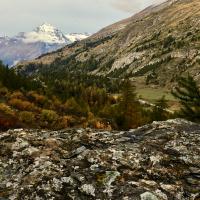 vue sur la Dent Parrachée 